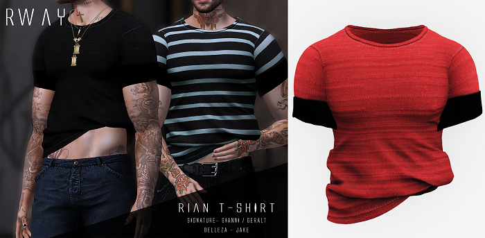 RWAY - Rian T-Shirt Red