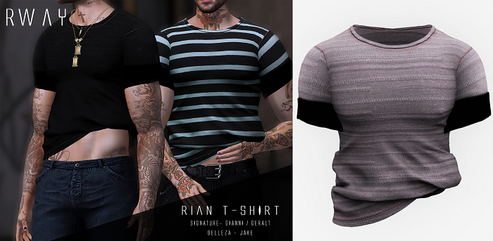 RWAY - Rian T-Shirt  Gray