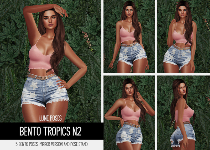 {{ LUNE }} BENTO TROPICS POSE PACK - N2