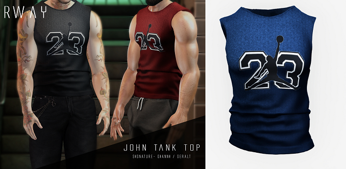 Rway - John Tank Top Blue