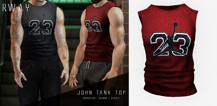 Rway - John Tank Top  Red