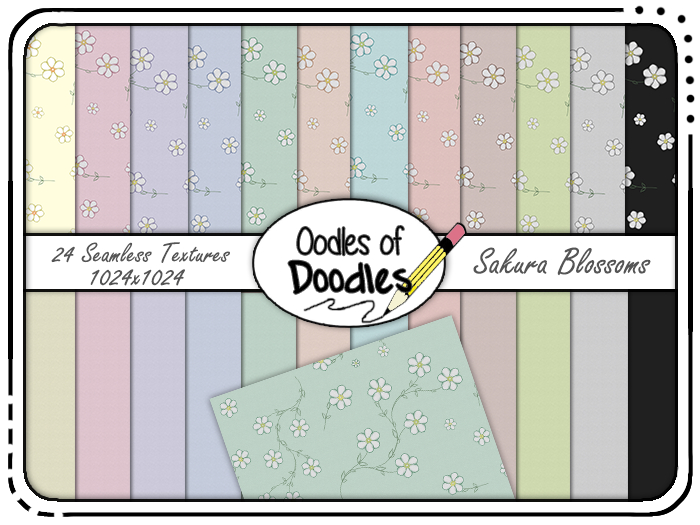 Oodles of Doodles - Sakura Blossoms