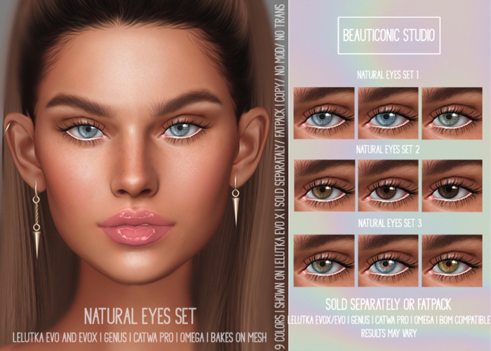[BS] NATURAL EYES SET (FATPACK)
