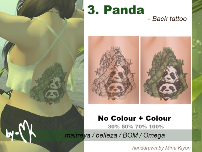 =MK= 3. Panda Tattoo