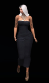 AXE- Long Dress ELEGANCE-LEGACY-MAITREYA-FREYA /02 NAVY