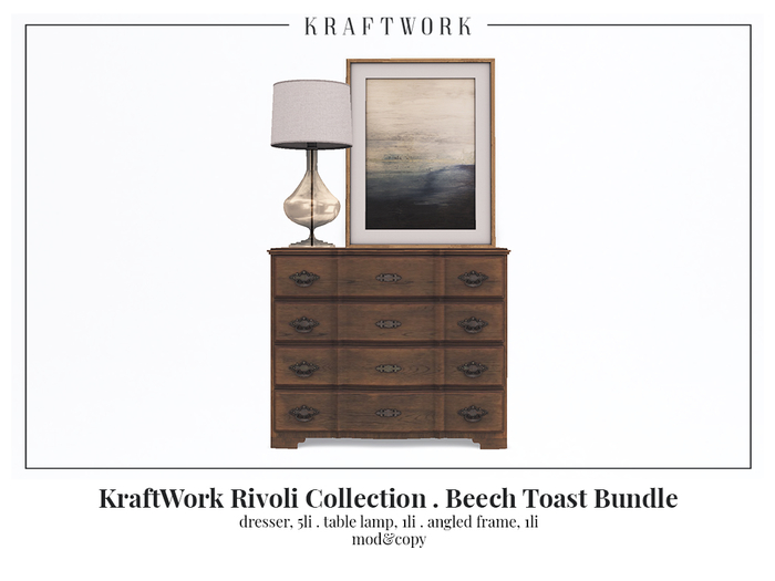 KraftWork Rivoli Collection . Beech Toast Bundle (Add Me)