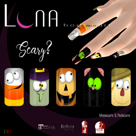 .::LUNA::. Body Art - Scary? - Nails