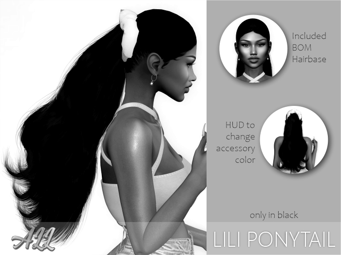 Lili Ponytail [All Hair] DEMO