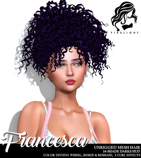 !!Firelight!! Francesca Curls - Dark&Goth