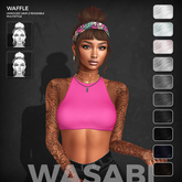 Wasabi // Waffle Hair - B&W