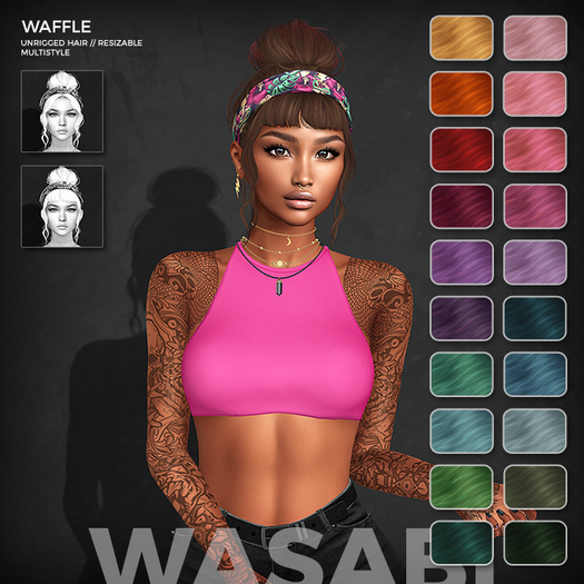 Wasabi // Waffle Hair - Fireworks