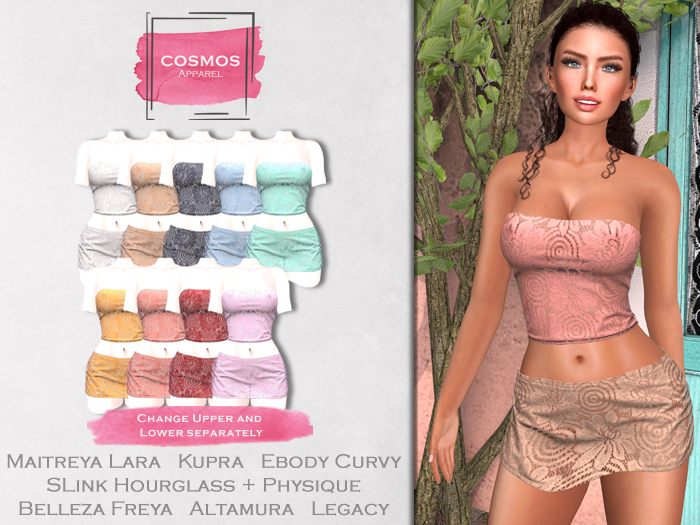 [COSMOS] Susann Tube Set Lace / 9 Colors Fatpack