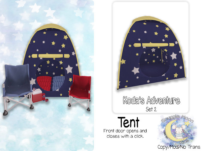 {SMK} Koda's Adventure Tent | Set 2 | Blue