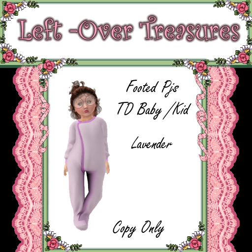 *TK* Footed Lavendar