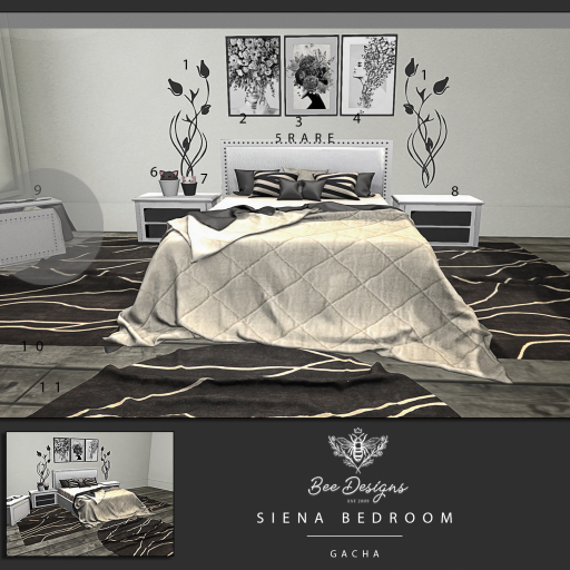 Bee Designs Siena Bedroom gacha 9
