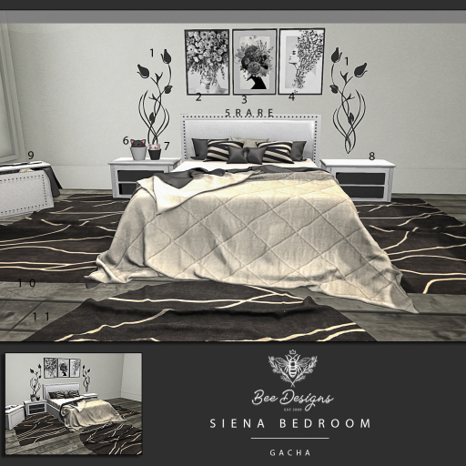 Bee Designs Siena Bedroom gacha 9