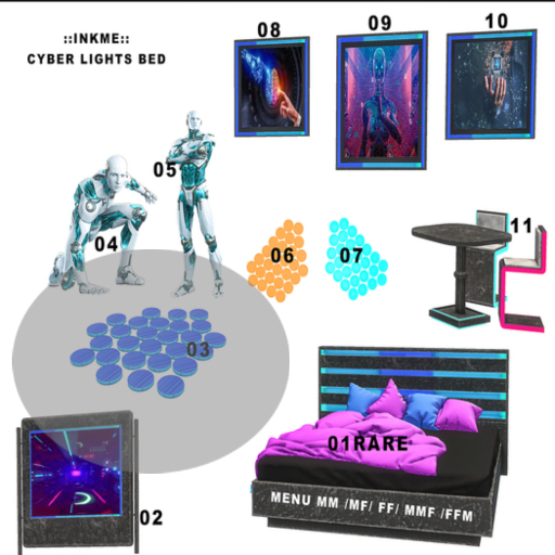 ::InkMe:: Cyber lights bed 03