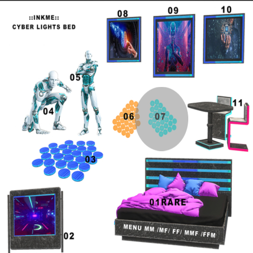 ::InkMe:: Cyber lights bed 07