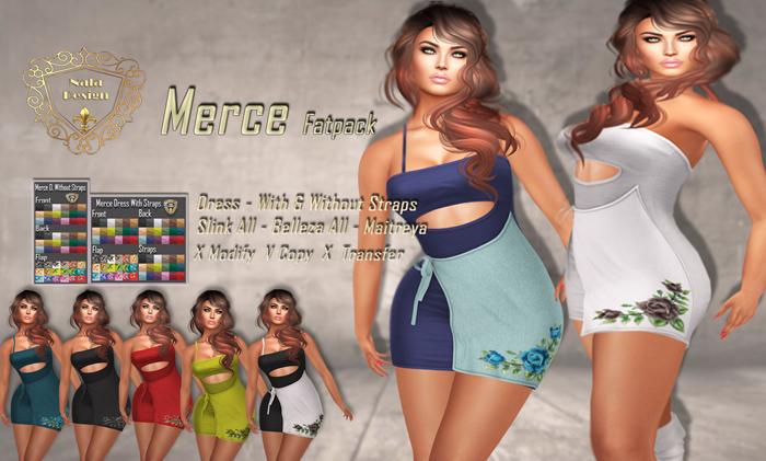 Nala Design - Merce Fatpack Dress - Mesh Bodies