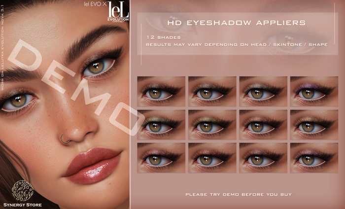 DEMO [SYN] - HD Eyeshadow Natal LELUTKA EVO/EVO X