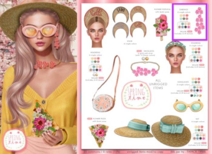 LaGyo_Springtime Earrings - Mauve (REZ ME)