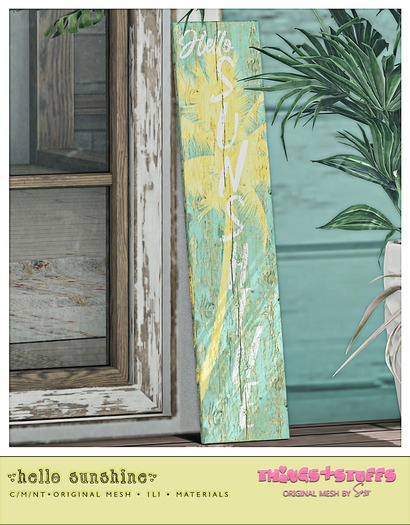 things&stuffs [hello sunshine] 