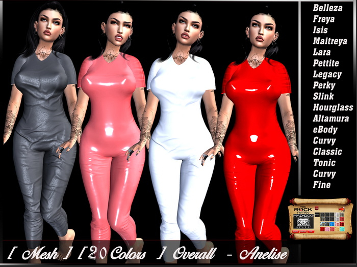 [ Mesh ] [ 20 Colors  ] OVERALL - ANELISE