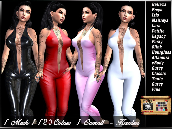 [ Mesh ] [ 20 Colors  ] OVERALL - KENDRA