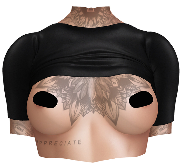 Limited Addiction - Nikki Pulled Top - Black