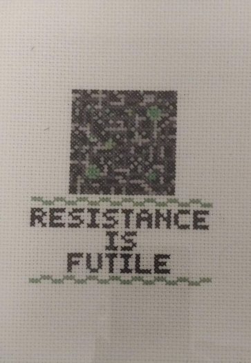 Resistance Futile Needlework Texture