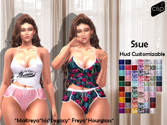 *<*CLIP*>* Ssue Top & Shorts (ADD)