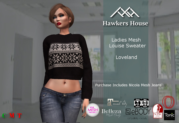 *HH* Ladies Mesh Louise Sweater Loveland