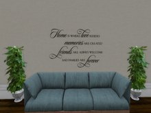 Vinyl Wall Lettering - Families Wall Decal - Wall Art