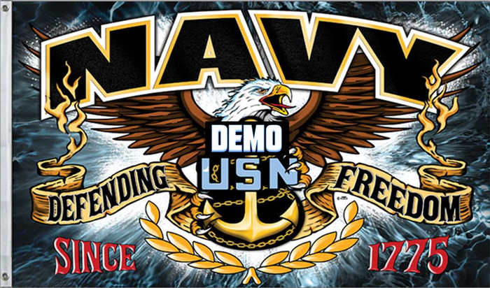 Military Flags Navy DJSD