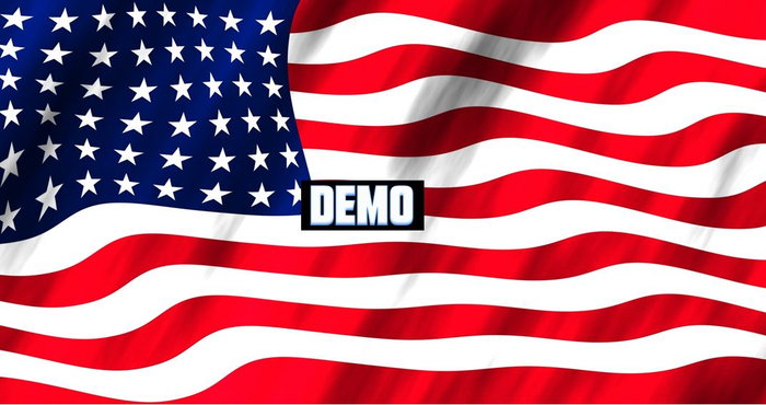 Wavy American Flag DJSD