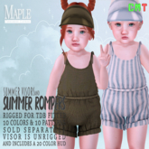 {m} summer romper: FATPACK