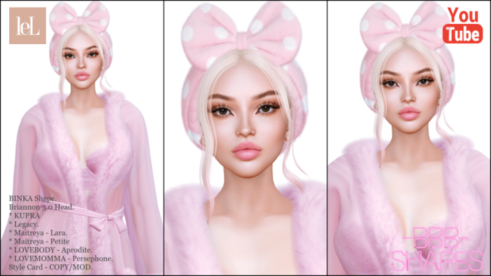 ~BBB~ BINKA Shape - LeL -  Briannon Head 3.0