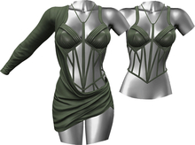 RIOT / Faline Dress - Olive