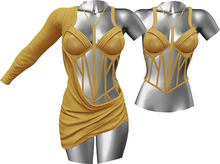 RIOT / Faline Dress - Goldenrod