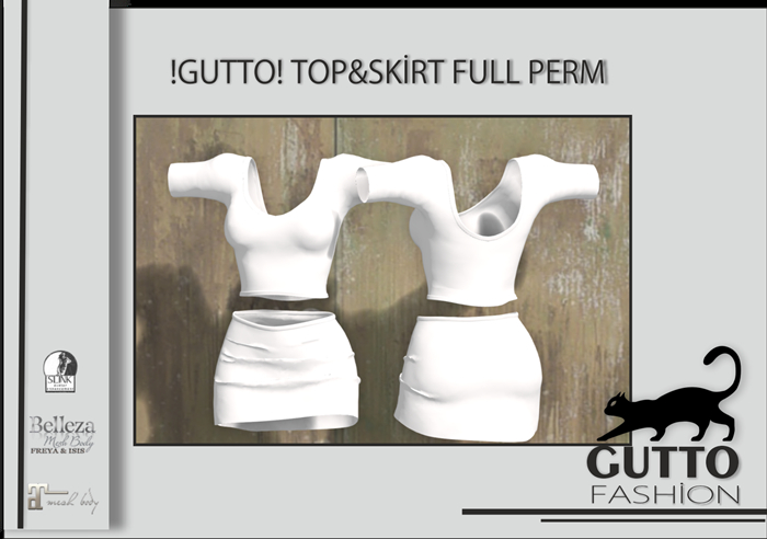 !GUTTO! TOP& SKIRT FULL PERM
