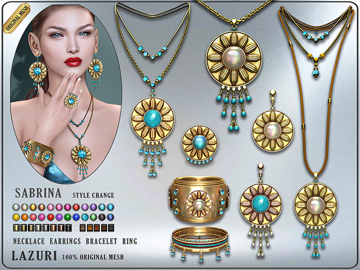 Lazuri Sabrina Complete Set - 100% Original Mesh