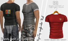 Kyro Male Top Red - Signature Gianni, Belleza Jake, Legacy - FashionNatic