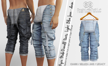 Kyro Male Overall Light Blue Jeans - Denim - Signature Gianni, Belleza Jake, Legacy - FashionNatic