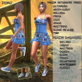 PATCHWORK DRESS with SNEAKERS DEMO [add  me]