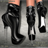 ::Deathwalker:: Ankle Boots Latex