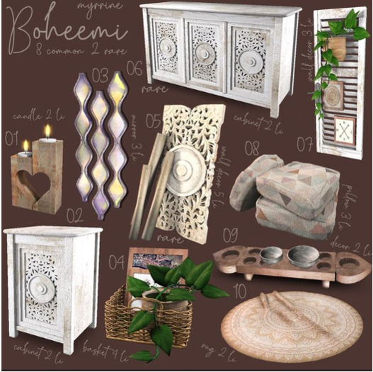 06 BOHEEMI GACHA - cabinet long RARE