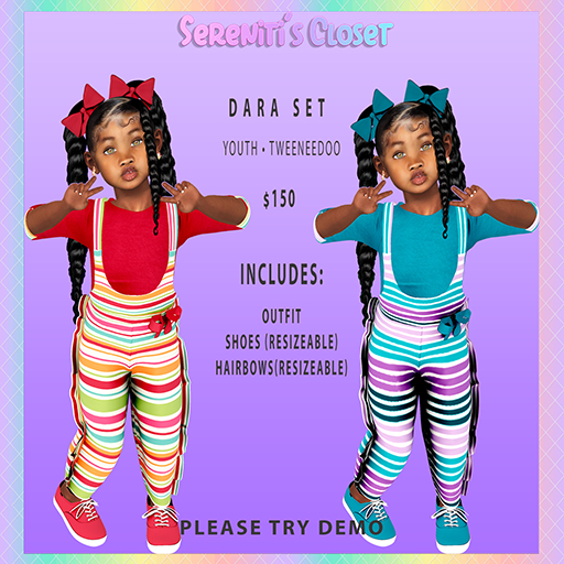 ~SC~ Dara Set Blue (Youth,Tweeneedoo) WEAR ME