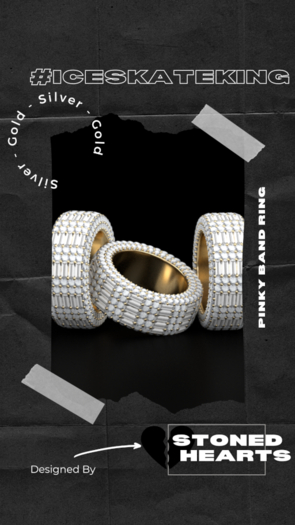 StonedXHearts - Pinky Ring Band