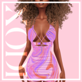 XODI - Marcella Dress - "PSICODELIC"