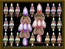 Rose Gold Tears Texture Set